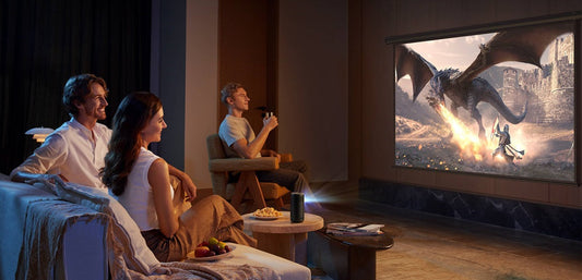 Watching movies with Nebula projector