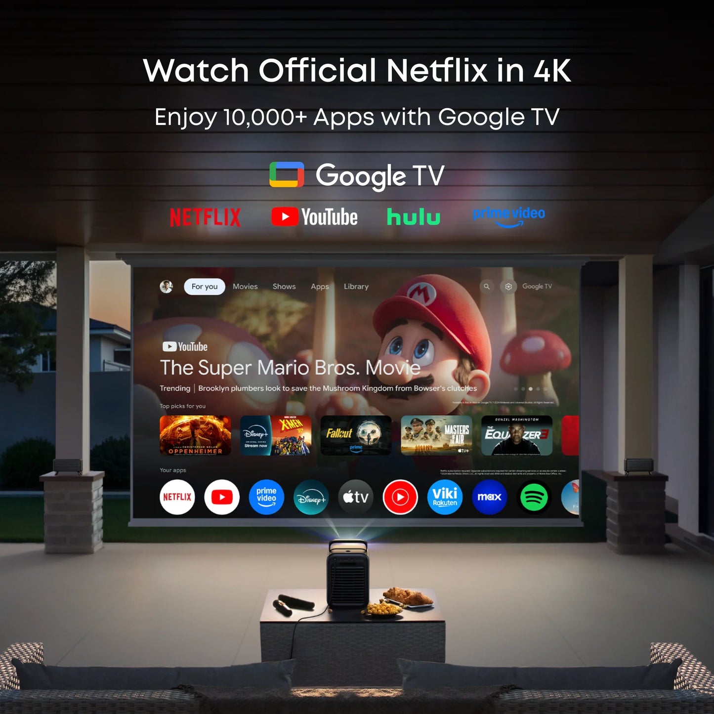 Nebula X1 | 4K Triple Laser Projector & Wireless Satellite Speaker