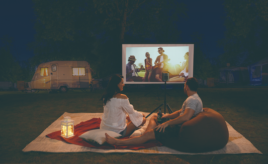 portable projector for backyard