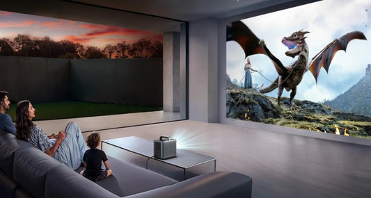 Watching movies with Nebula 4k projector