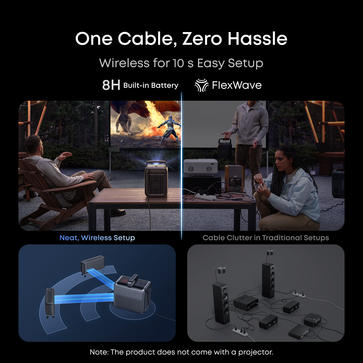 NEBULA X1 Wireless Satellite Speaker | Powerful Sound &amp; Easy Setup