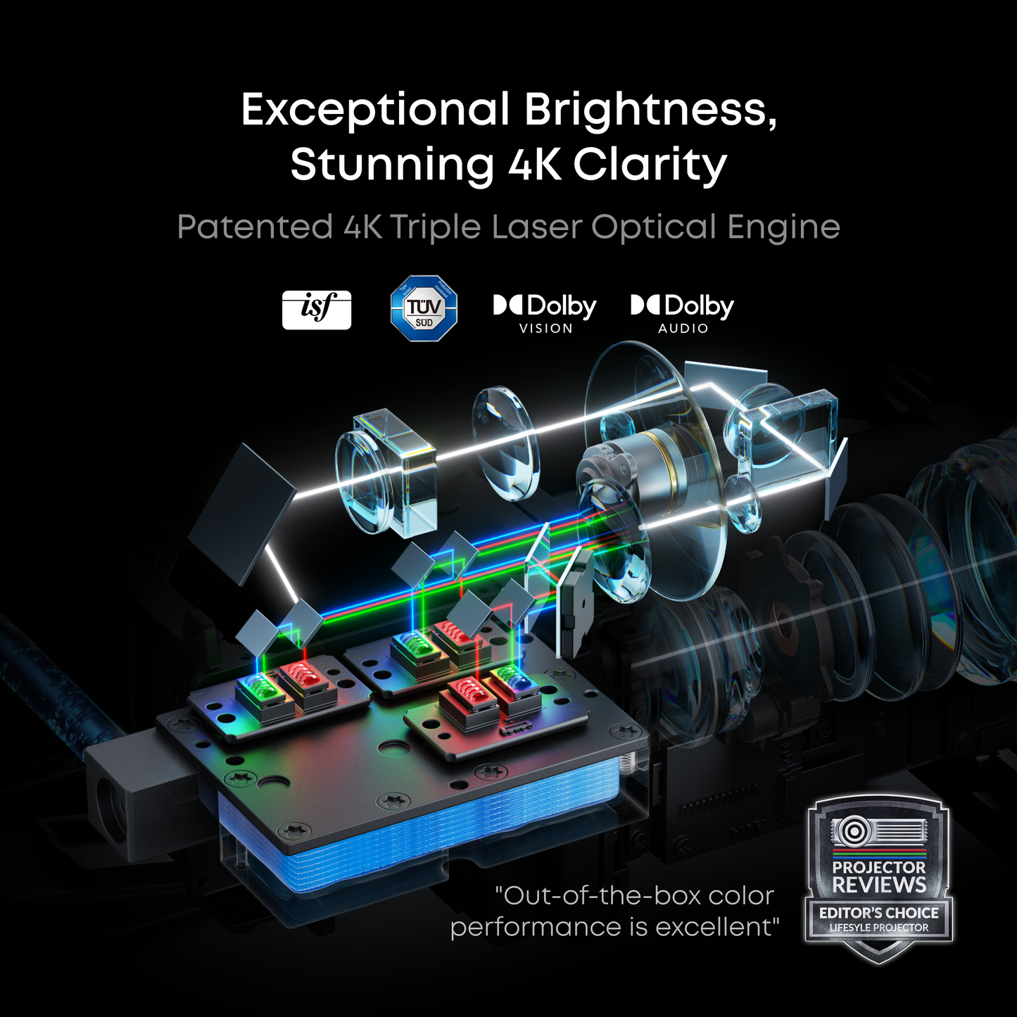 Nebula X1 | $150/Month-4K Triple Laser Projector with Micro Gimbal