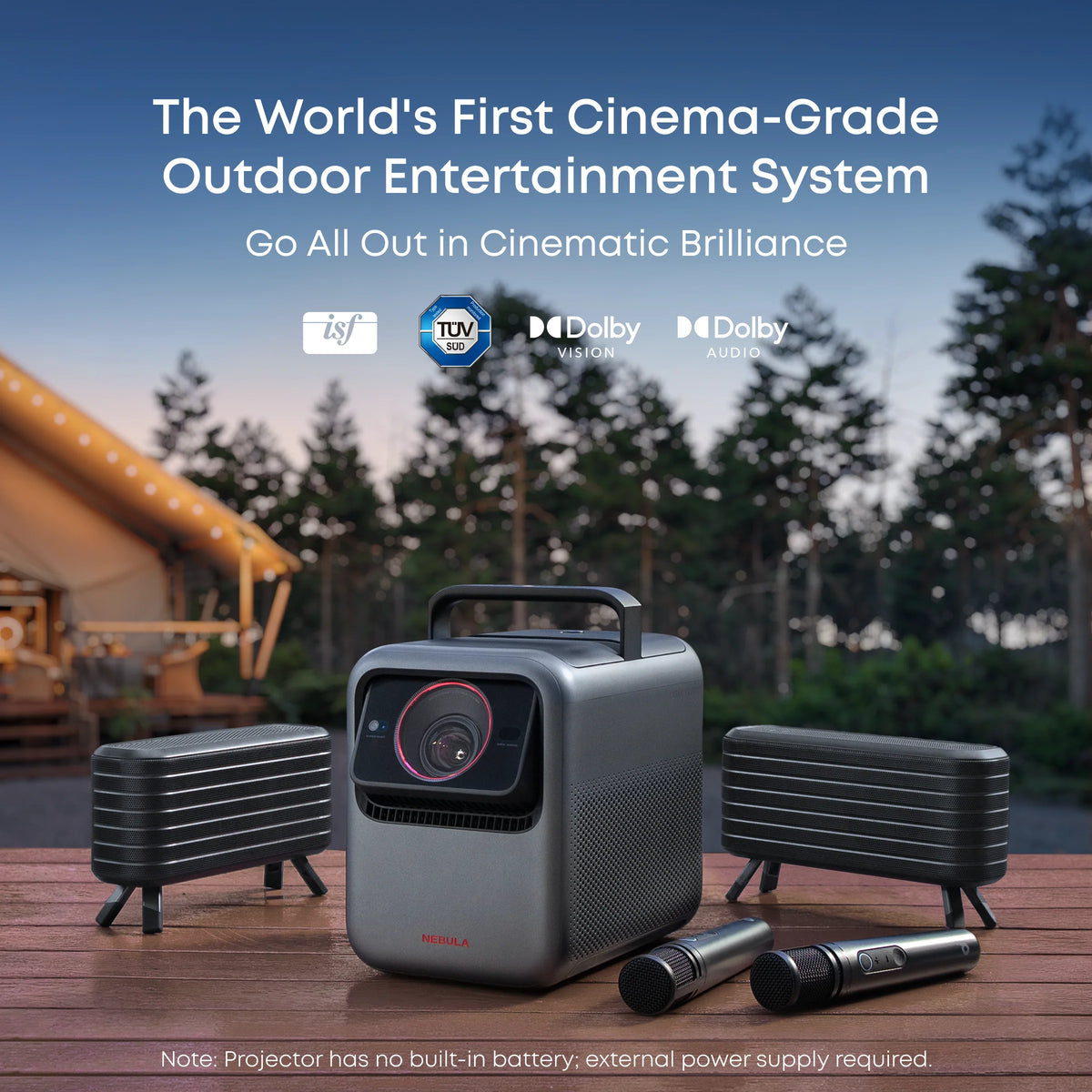 NEBULA X1 | 4K Triple Laser Projector with Micro Gimbal