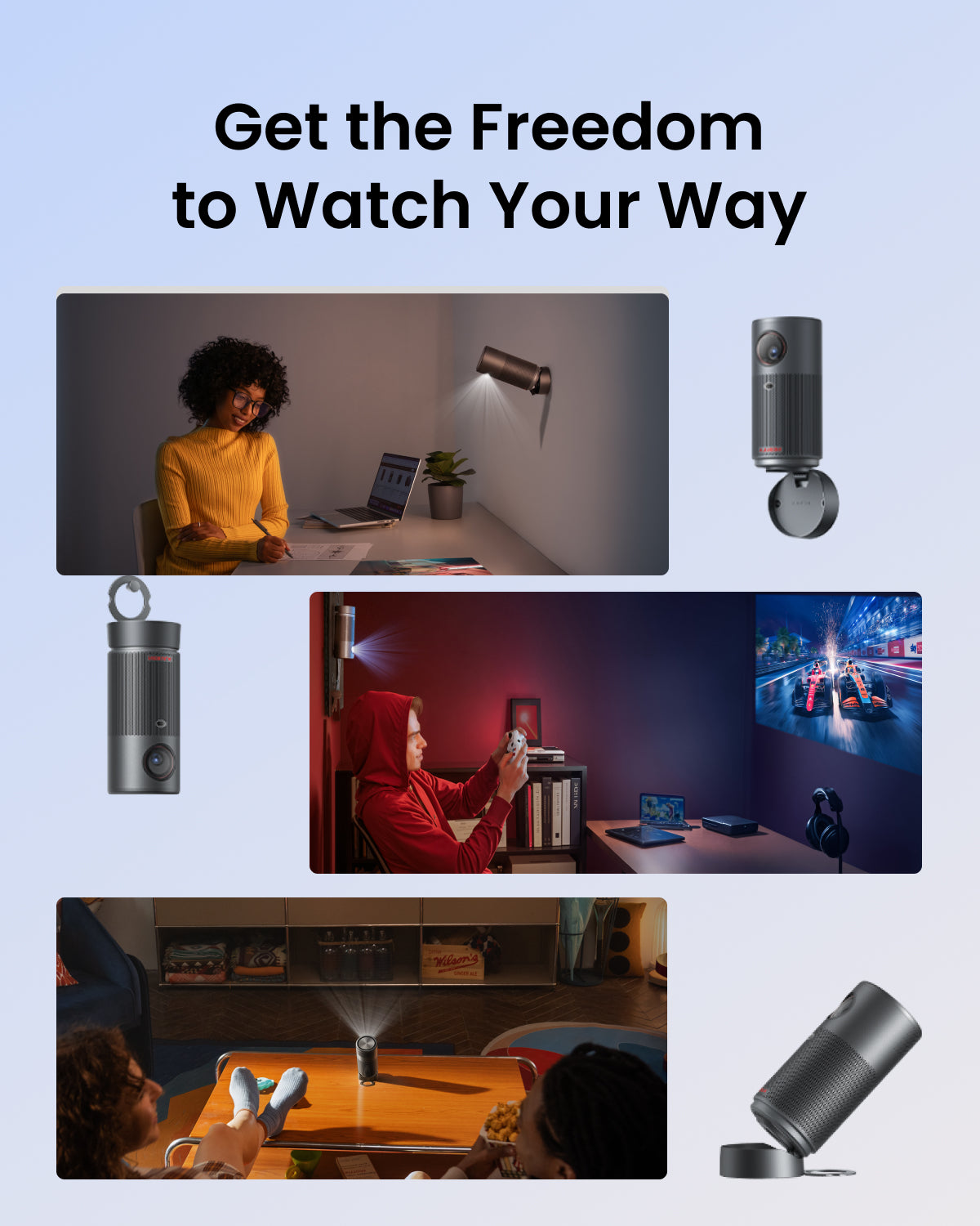 Capsule Air | The World&#39;s Smallest Projector with Google TV