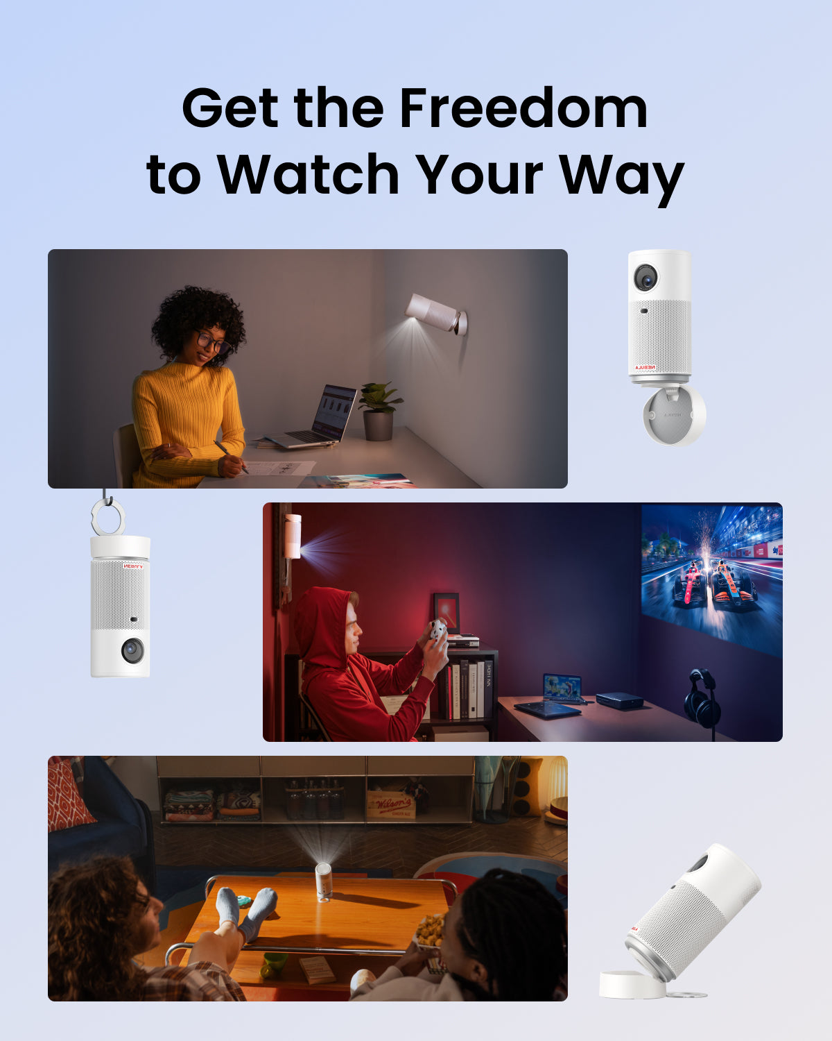 Capsule Air | The World&#39;s Smallest Projector with Google TV