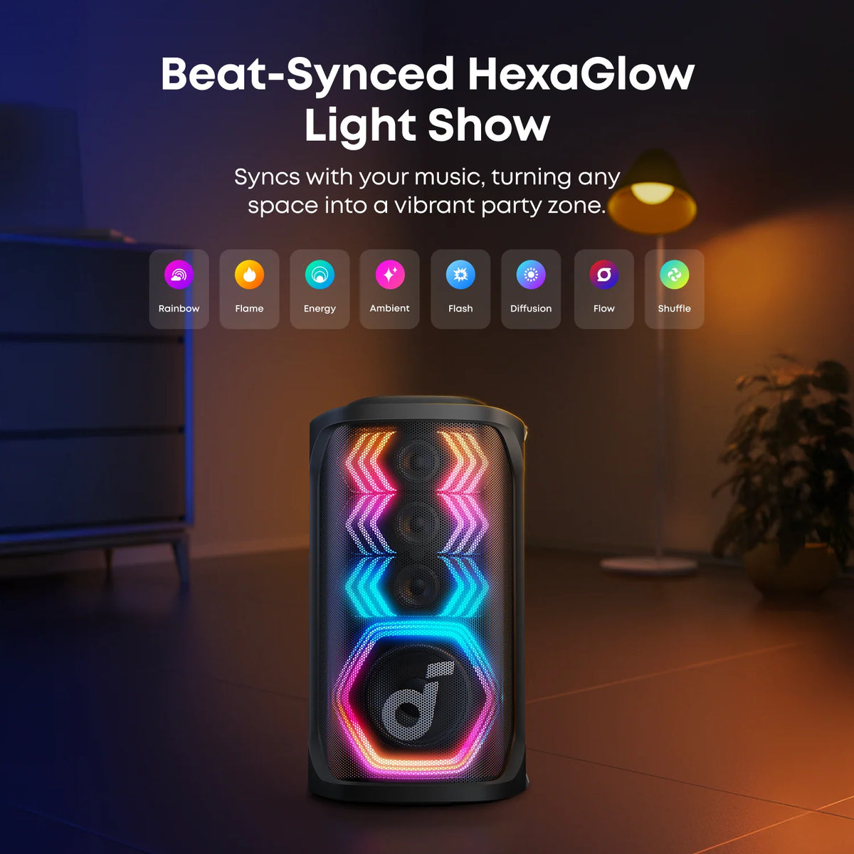 soundcore Rave 3S | Party Speaker with 200W Sound