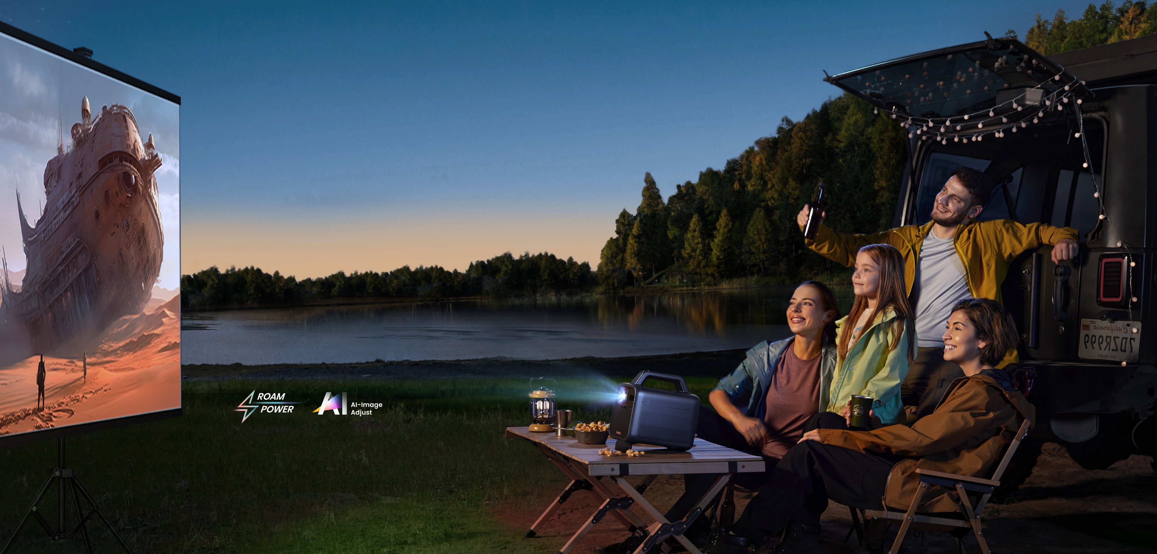 How to choose the best outdoor projector for camping?