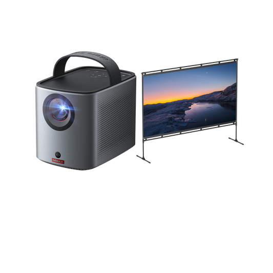 Mars 3 Air | Portable Projector & 100-Inch Home Projector Screen