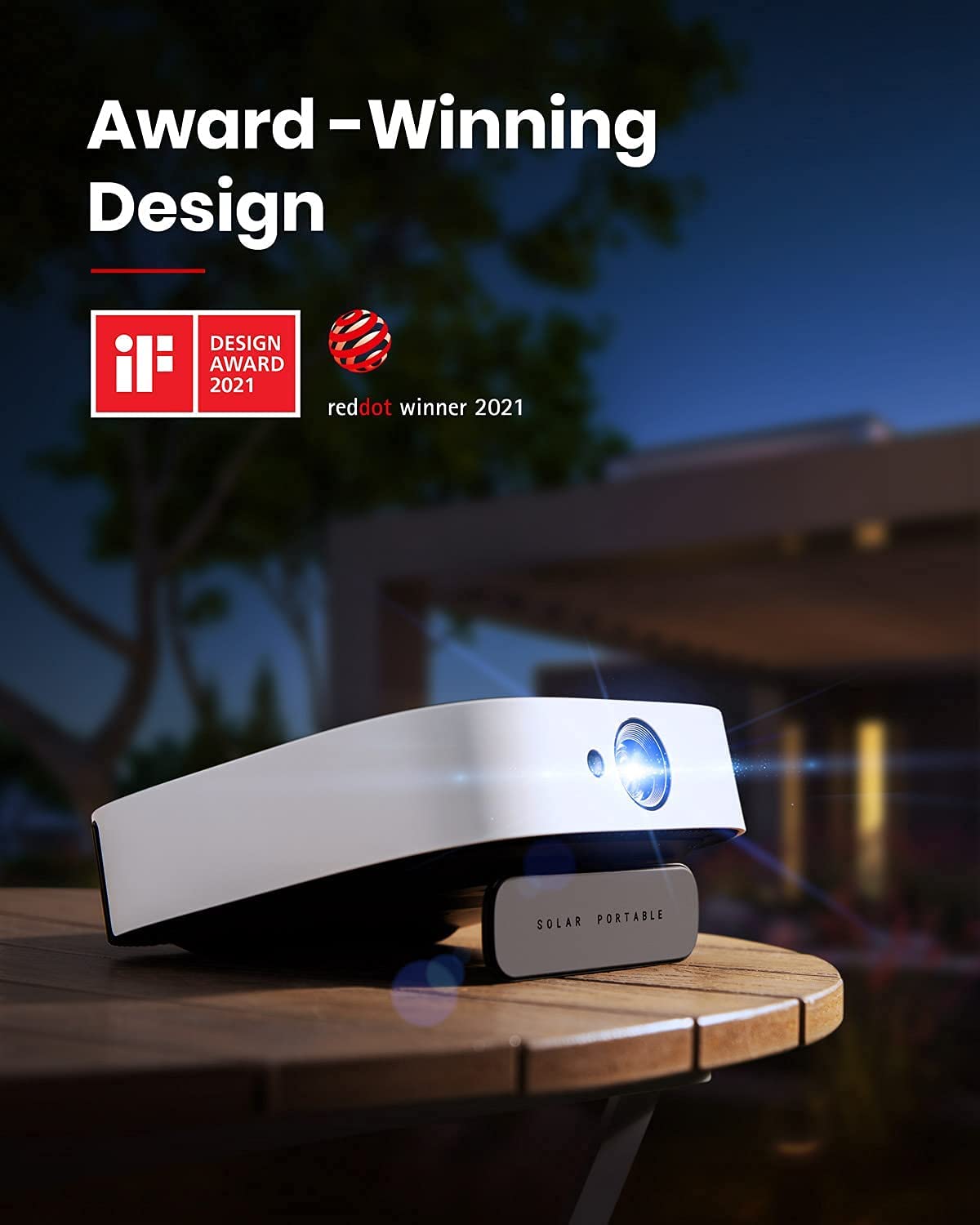 Check out the award-winning design of Solar Portable with recognition from iF Design and Red Dot.